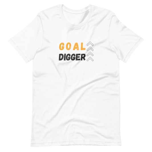 Goal Digger White Tee (Unisex)